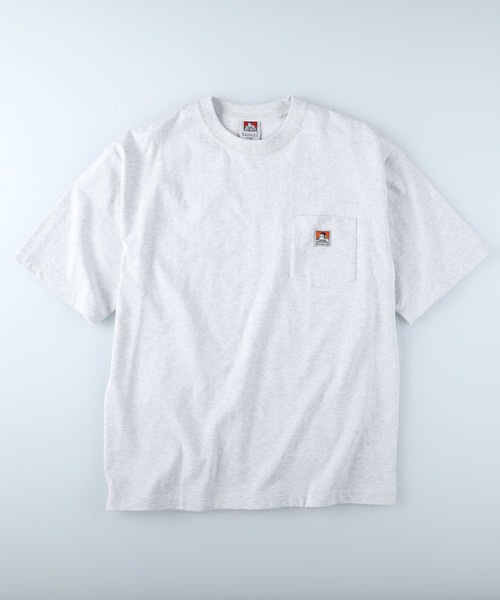 BEN DAVIS(ベンデイビス)の「【BEN DAVIS】ベーシックポケットTシャツ(Tシャツ/カットソー・メンズ・グリーン/イエロー/パープル/ホワイト/ライトグレー/ブラック・S/M/L/XL)」の9枚目の写真