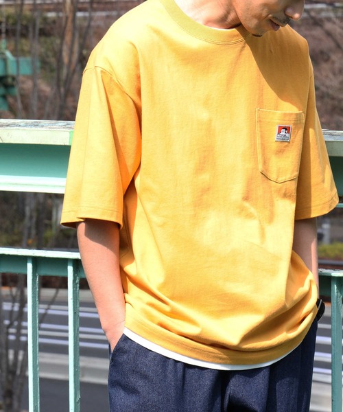 BEN DAVIS(ベンデイビス)の「【BEN DAVIS】ベーシックポケットTシャツ(Tシャツ/カットソー・メンズ・グリーン/イエロー/パープル/ホワイト/ライトグレー/ブラック・S/M/L/XL)」の14枚目の写真