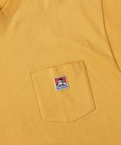 BEN DAVIS(ベンデイビス)の「【BEN DAVIS】ベーシックポケットTシャツ(Tシャツ/カットソー・メンズ・グリーン/イエロー/パープル/ホワイト/ライトグレー/ブラック・S/M/L/XL)」の16枚目の写真