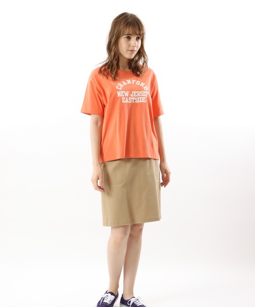 Champion(チャンピオン)の「【Champion/チャンピオン】レディース ショートスリーブTシャツ(Tシャツ/カットソー・レディース・ホワイト/ブラック/ネイビー/オレンジ系その他3・MEDIUM/LARGE)」の12枚目の写真
