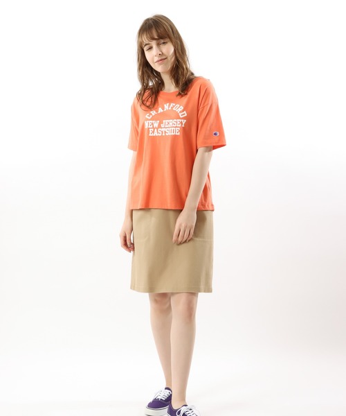 Champion(チャンピオン)の「【Champion/チャンピオン】レディース ショートスリーブTシャツ(Tシャツ/カットソー・レディース・ホワイト/ブラック/ネイビー/オレンジ系その他3・MEDIUM/LARGE)」の18枚目の写真