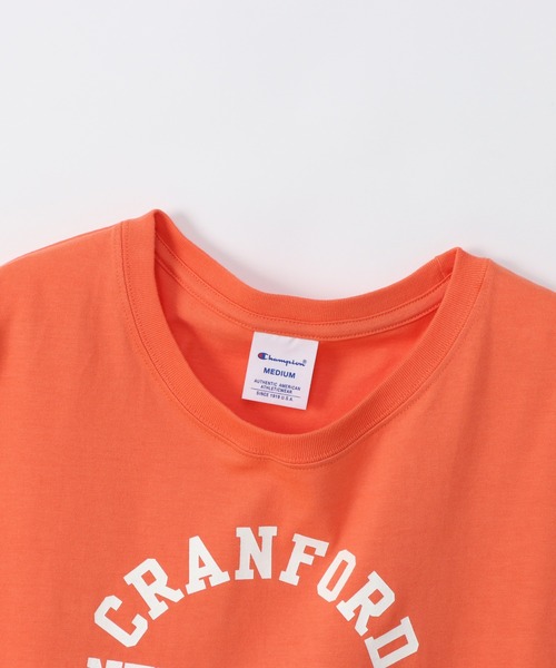 Champion(チャンピオン)の「【Champion/チャンピオン】レディース ショートスリーブTシャツ(Tシャツ/カットソー・レディース・ホワイト/ブラック/ネイビー/オレンジ系その他3・MEDIUM/LARGE)」の7枚目の写真