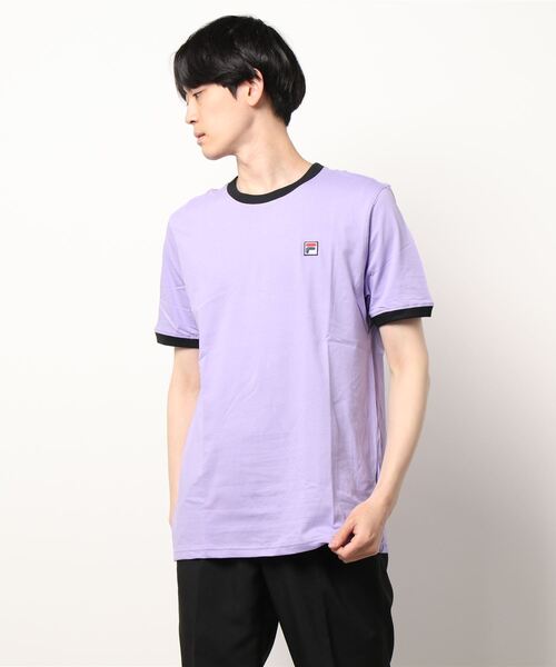 FILA（フィラ）の「【FILA】（UN）MARCONI CREW TEE（Tシャツ/カットソー・メンズ・パープル/グリーン/ホワイト/ネイビー・MEDIUM/X-LARGE/LARGE）」の4枚目の写真