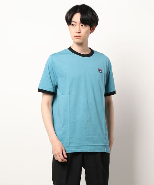 FILA（フィラ）の「【FILA】（UN）MARCONI CREW TEE（Tシャツ/カットソー・メンズ・パープル/グリーン/ホワイト/ネイビー・MEDIUM/X-LARGE/LARGE）」の2枚目の写真