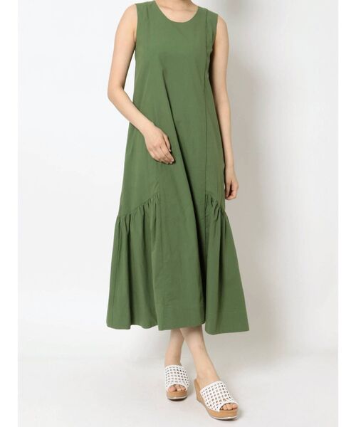 MURUA(ムルーア)の「サイドティアードワンピース(ワンピース・レディース・ブラック/ベージュ/グリーン・FREE)」の15枚目の写真