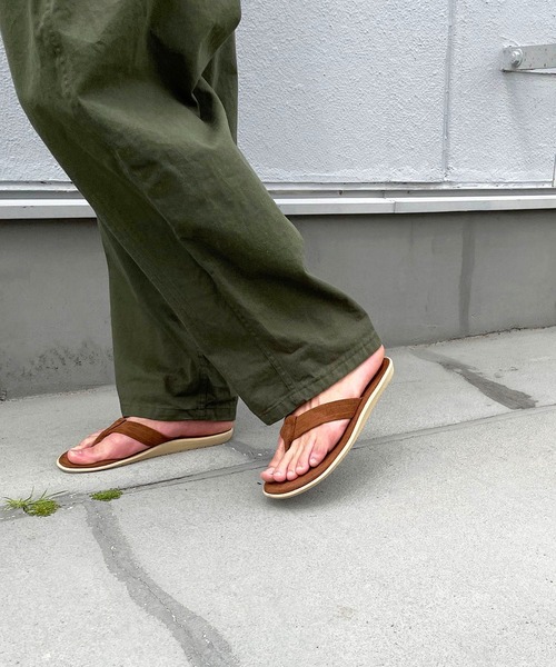 CANAL JEAN（キャナルジーン）の「El mar(エルマール) フェイクスエードトングサンダル（サンダル・レディース・ブラック/ベージュ/ブラウン・SMALL/MEDIUM/LARGE/X-LARGE/XXL）」の8枚目の写真