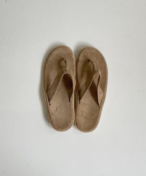 CANAL JEAN（キャナルジーン）の「El mar(エルマール) フェイクスエードトングサンダル（サンダル・レディース・ブラック/ベージュ/ブラウン・SMALL/MEDIUM/LARGE/X-LARGE/XXL）」の12枚目の写真