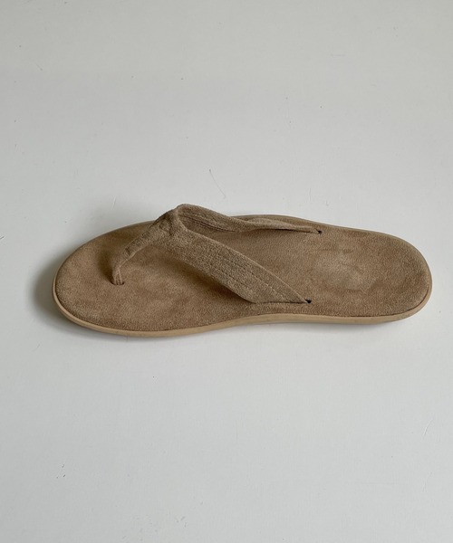 CANAL JEAN（キャナルジーン）の「El mar(エルマール) フェイクスエードトングサンダル（サンダル・レディース・ブラック/ベージュ/ブラウン・SMALL/MEDIUM/LARGE/X-LARGE/XXL）」の13枚目の写真