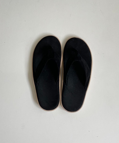 CANAL JEAN（キャナルジーン）の「El mar(エルマール) フェイクスエードトングサンダル（サンダル・レディース・ブラック/ベージュ/ブラウン・SMALL/MEDIUM/LARGE/X-LARGE/XXL）」の15枚目の写真