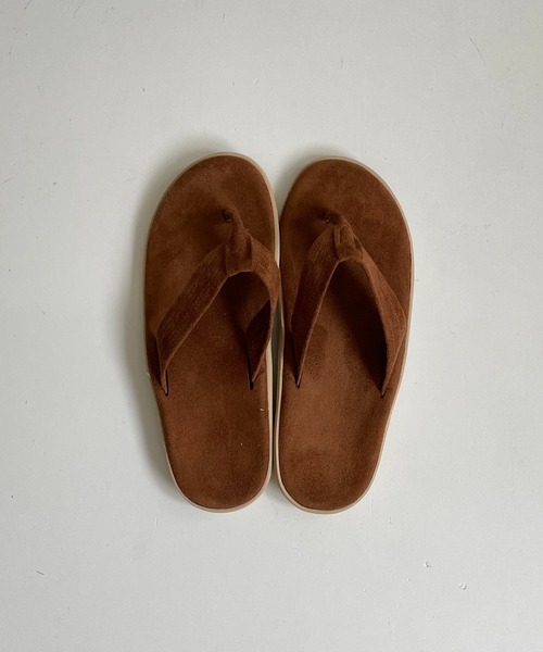 CANAL JEAN（キャナルジーン）の「El mar(エルマール) フェイクスエードトングサンダル（サンダル・レディース・ブラック/ベージュ/ブラウン・SMALL/MEDIUM/LARGE/X-LARGE/XXL）」の14枚目の写真