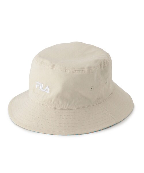 FILA(フィラ)の「【FILA】リバーシブルバケハ(ハット・キッズ・アイボリー/ブラック/ライトグリーン・00)」の6枚目の写真