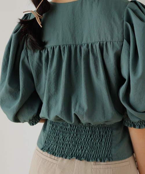 LADYMADE（レディメイド）の「パワショルコルセットブラウス（シャツ/ブラウス・レディース・グリーン/ブラック/オフホワイト/オレンジ系その他・FREE）」の8枚目の写真