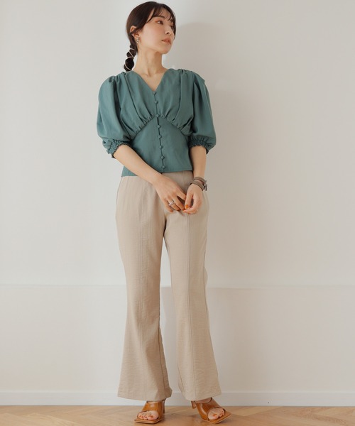 LADYMADE（レディメイド）の「パワショルコルセットブラウス（シャツ/ブラウス・レディース・グリーン/ブラック/オフホワイト/オレンジ系その他・FREE）」の10枚目の写真