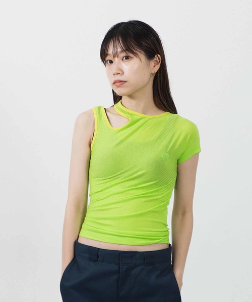 セール】THE OPEN PRODUCT ONE SHOULDER CUT-OUT TOP