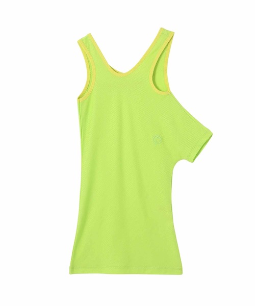 TheOpen Product（ザオープンプロダクト）の「THE OPEN PRODUCT ONE SHOULDER CUT-OUT TOP GTO222TS007（Tシャツ/カットソー・レディース・ブラウン/グリーン・1）」の20枚目の写真