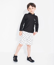 BRANSHES（ブランシェス）の「【水着】長袖ラッシュガード×サーフパンツセット（水着・キッズ）」