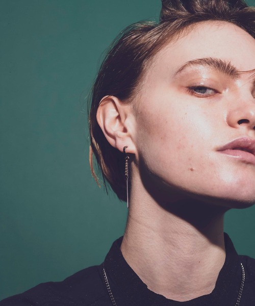 and cloud（アンドクラウド）の「【ZOZOTOWN Limited】4way Hoop Earring / Single（イヤリング・レディース・ゴールド系その他/ブラック系その他/シルバー系その他・FREE）」の8枚目の写真