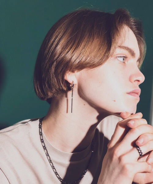 and cloud（アンドクラウド）の「【ZOZOTOWN Limited】4way Hoop Earring / Single（イヤリング・レディース・ゴールド系その他/ブラック系その他/シルバー系その他・FREE）」の11枚目の写真
