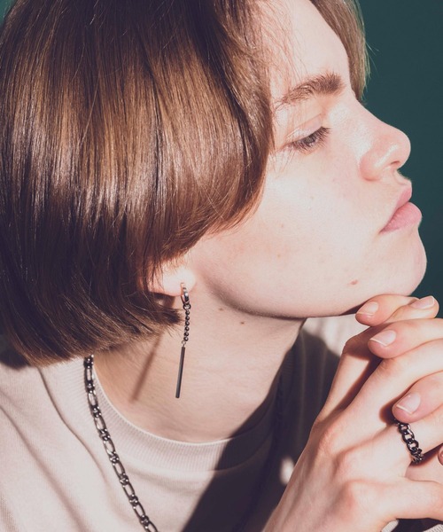 and cloud（アンドクラウド）の「【ZOZOTOWN Limited】4way Hoop Earring / Single（イヤリング・レディース・ゴールド系その他/ブラック系その他/シルバー系その他・FREE）」の10枚目の写真