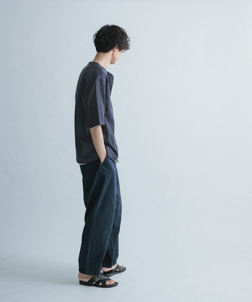 FORK&SPOON(フォークアンドスプーン)の「FORK&SPOON ハーフジッププルオーバーシャツ(シャツ/ブラウス・メンズ・ネイビー/アイボリー・5/4)」の9枚目の写真