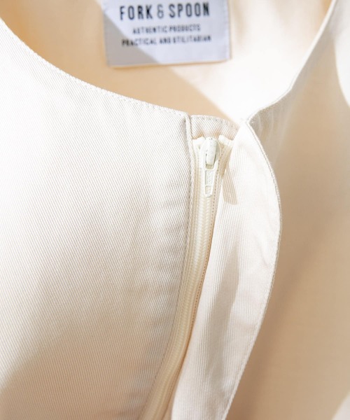 FORK&SPOON(フォークアンドスプーン)の「FORK&SPOON ハーフジッププルオーバーシャツ(シャツ/ブラウス・メンズ・ネイビー/アイボリー・5/4)」の5枚目の写真