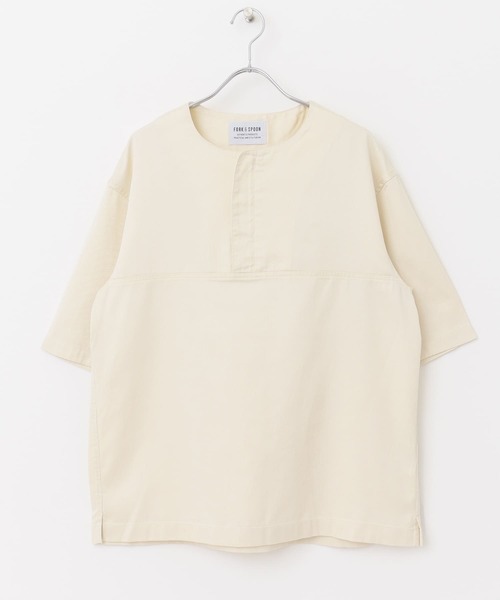 FORK&SPOON(フォークアンドスプーン)の「FORK&SPOON ハーフジッププルオーバーシャツ(シャツ/ブラウス・メンズ・ネイビー/アイボリー・5/4)」の17枚目の写真