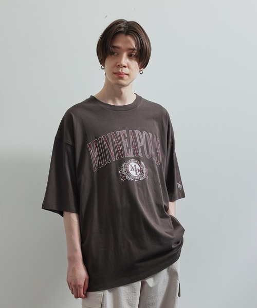 JUNRED（ジュンレッド）の「MINNEA POLIS BIGTシャツ（Tシャツ/カットソー・メンズ・ホワイト/チャコールグレー/グリーン/ブルー系その他4・S/M/L）」の20枚目の写真