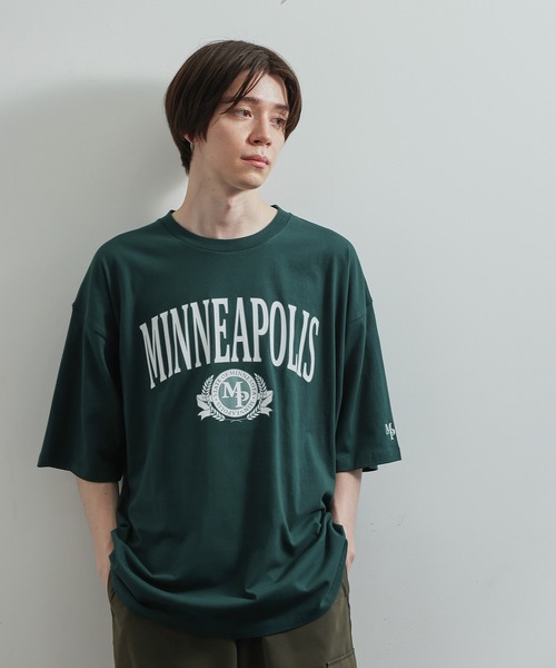 JUNRED（ジュンレッド）の「MINNEA POLIS BIGTシャツ（Tシャツ/カットソー・メンズ・ホワイト/チャコールグレー/グリーン/ブルー系その他4・S/M/L）」の17枚目の写真