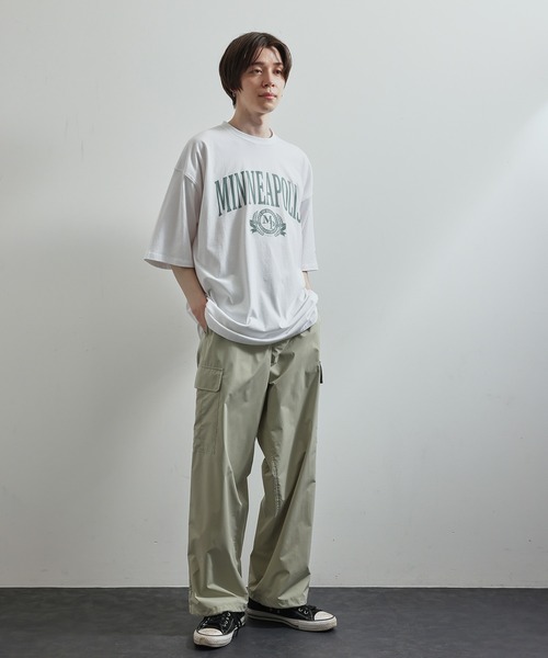 JUNRED（ジュンレッド）の「MINNEA POLIS BIGTシャツ（Tシャツ/カットソー・メンズ・ホワイト/チャコールグレー/グリーン/ブルー系その他4・S/M/L）」の10枚目の写真