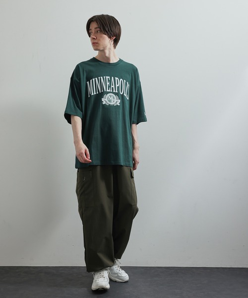 JUNRED（ジュンレッド）の「MINNEA POLIS BIGTシャツ（Tシャツ/カットソー・メンズ・ホワイト/チャコールグレー/グリーン/ブルー系その他4・S/M/L）」の16枚目の写真