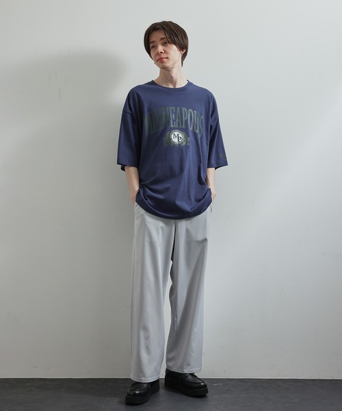 JUNRED（ジュンレッド）の「MINNEA POLIS BIGTシャツ（Tシャツ/カットソー・メンズ・ホワイト/チャコールグレー/グリーン/ブルー系その他4・S/M/L）」の19枚目の写真