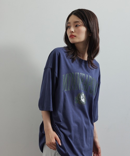 JUNRED（ジュンレッド）の「MINNEA POLIS BIGTシャツ（Tシャツ/カットソー・メンズ・ホワイト/チャコールグレー/グリーン/ブルー系その他4・S/M/L）」の15枚目の写真