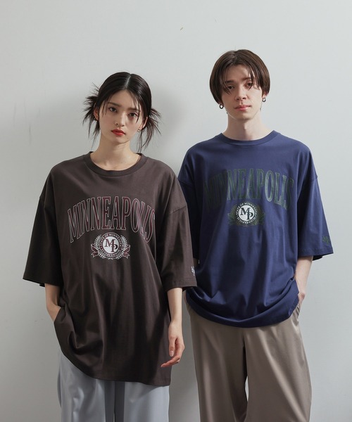 JUNRED（ジュンレッド）の「MINNEA POLIS BIGTシャツ（Tシャツ/カットソー・メンズ・ホワイト/チャコールグレー/グリーン/ブルー系その他4・S/M/L）」の18枚目の写真