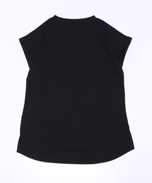 GeeRA(ジーラ)の「フレンチスリーブプリントTシャツ(Tシャツ/カットソー・レディース・ブラック/オフホワイト/ブルー・MEDIUM/LARGE/X-LARGE/XX-LARGE)」の9枚目の写真