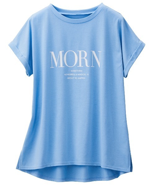 GeeRA(ジーラ)の「フレンチスリーブプリントTシャツ(Tシャツ/カットソー・レディース・ブラック/オフホワイト/ブルー・MEDIUM/LARGE/X-LARGE/XX-LARGE)」の17枚目の写真