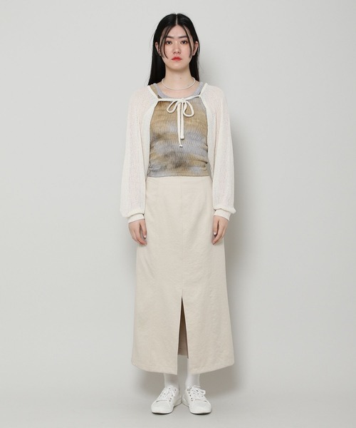 ALAND（エーランド）の「3.3Field Trip／LOOSE FIT BOLERO 2297726（カーディガン/ボレロ・レディース・ブラック/グレー/アイボリー・FREE）」の11枚目の写真