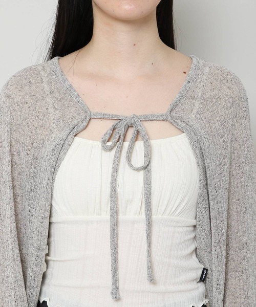 ALAND（エーランド）の「3.3Field Trip／LOOSE FIT BOLERO 2297726（カーディガン/ボレロ・レディース・ブラック/グレー/アイボリー・FREE）」の20枚目の写真