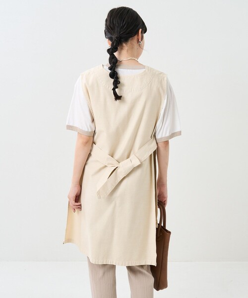 FREAK'S STORE(フリークスストア)の「エプロンベスト(ベスト・レディース・サックスブルー/オリーブ/オフホワイト/ブラック・フリ-)」の17枚目の写真