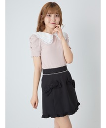 Ank Rouge（アンクルージュ）の「リボンポケット台形ミニＳＫ（スカート）」