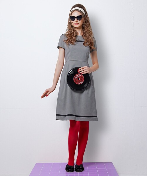 TOCCA 【洗える！】NUMBER ドレス　グレー　6 洗える！】NUMBER ドレス | トッカ(TOCCA) | マルイウェブ