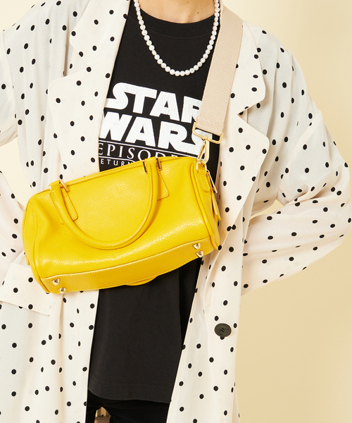 U by SPICK&SPAN（ユーバイスピックアンドスパン）の「【AULENTTI/オウレンティ】 ボストンショルダーBAG（ボストンバッグ・レディース・ブラウン/イエロー・FREE）」の22枚目の写真