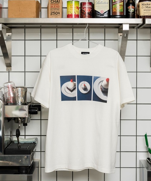 PBLIM(ページボーイリム)の「PAGEBOYLIM/BBアイスクリームショコラT(Tシャツ/カットソー・レディース・ネイビー/オフホワイト・MEDIUM/LARGE)」の2枚目の写真