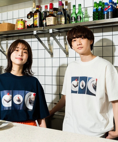 PBLIM(ページボーイリム)の「PAGEBOYLIM/BBアイスクリームショコラT(Tシャツ/カットソー・レディース・ネイビー/オフホワイト・MEDIUM/LARGE)」の5枚目の写真