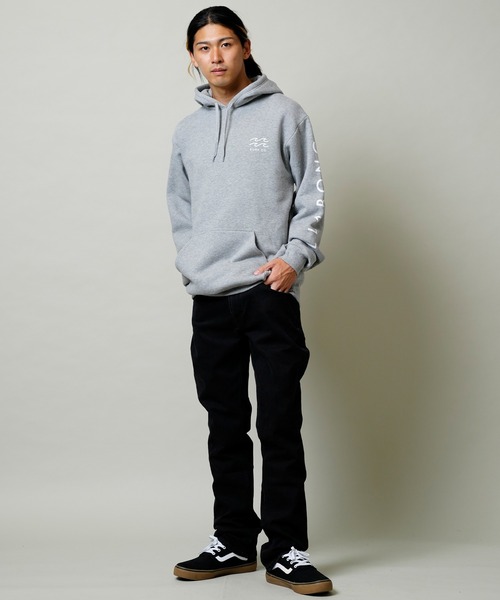 BILLABONG(ビラボン)の「BILLABONG/ビラボン セットアップ対応 裏起毛 フーディー/パーカー BC012-018(パーカー・メンズ・ホワイト/グレー/ブラック・M/L/XL)」の6枚目の写真