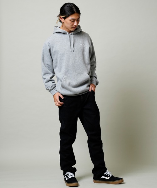 BILLABONG(ビラボン)の「BILLABONG/ビラボン セットアップ対応 裏起毛 フーディー/パーカー BC012-018(パーカー・メンズ・ホワイト/グレー/ブラック・M/L/XL)」の7枚目の写真