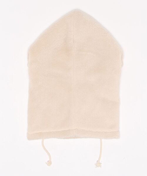 Champion（チャンピオン）の「【Champion/チャンピオン】ボアフード付きネックウォーマー　ワンポイントブランドロゴ（ネックウォーマー/スヌード・メンズ・ネイビー/ベージュ/ブラック/ブラウン/グレー・FREE）」の6枚目の写真