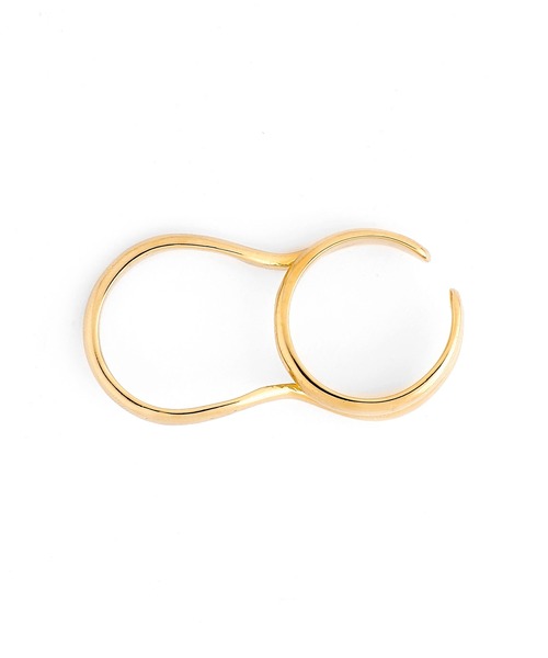 ANEMONE（アネモネ）の「ダブルフィンガーメタルリング[B]（リング・レディース・シルバー/ゴールド・FREE）」の7枚目の写真