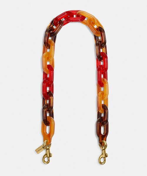 ショート チェーン ストラップ ウィズ リサイクル レジン