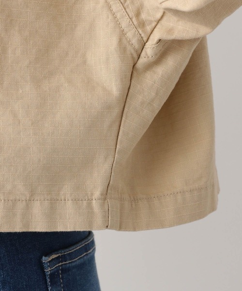 LEPSIM（レプシィム）の「リップストップショートジャケット　352805（ミリタリージャケット・レディース・ベージュ/カーキ・FREE）」の9枚目の写真