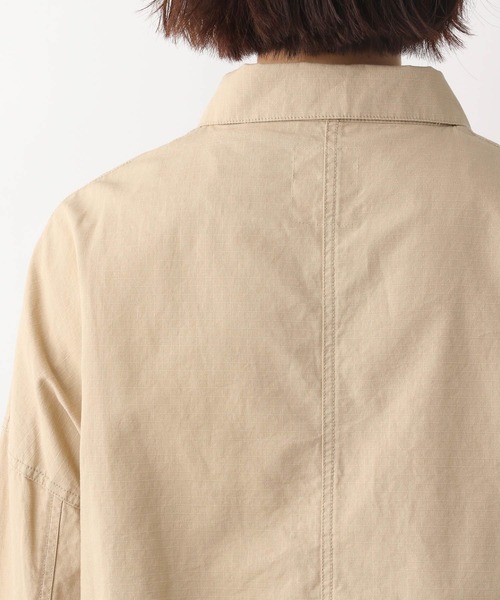 LEPSIM（レプシィム）の「リップストップショートジャケット　352805（ミリタリージャケット・レディース・ベージュ/カーキ・FREE）」の7枚目の写真